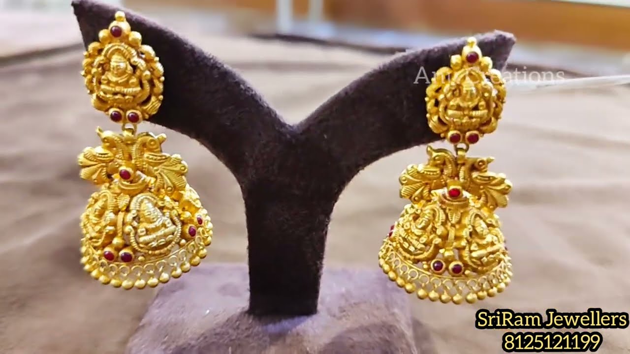 10gm Gold Heavy Earring at Rs 30000/pair | Gold Earrings in Mumbai | ID:  2853493238248